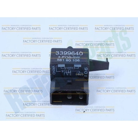 Whirlpool WP3399640 Whirlpool Switch WP3399640
